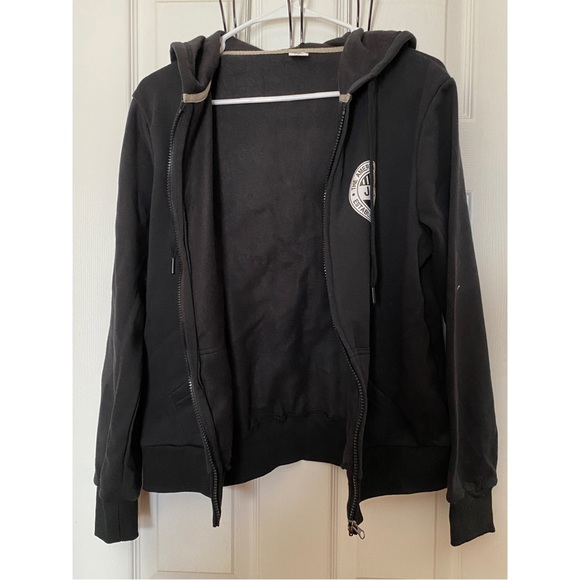 Hicloc Black Zippered JEEP Hoodie. Brand New. Never been worn. Perfect Condition - Picture 6 of 12